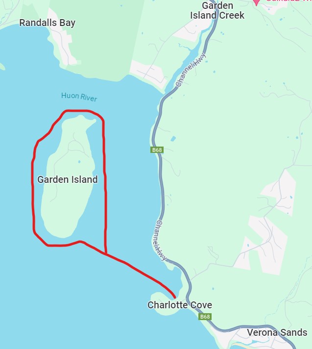 Charlotte Cove to Garden Island